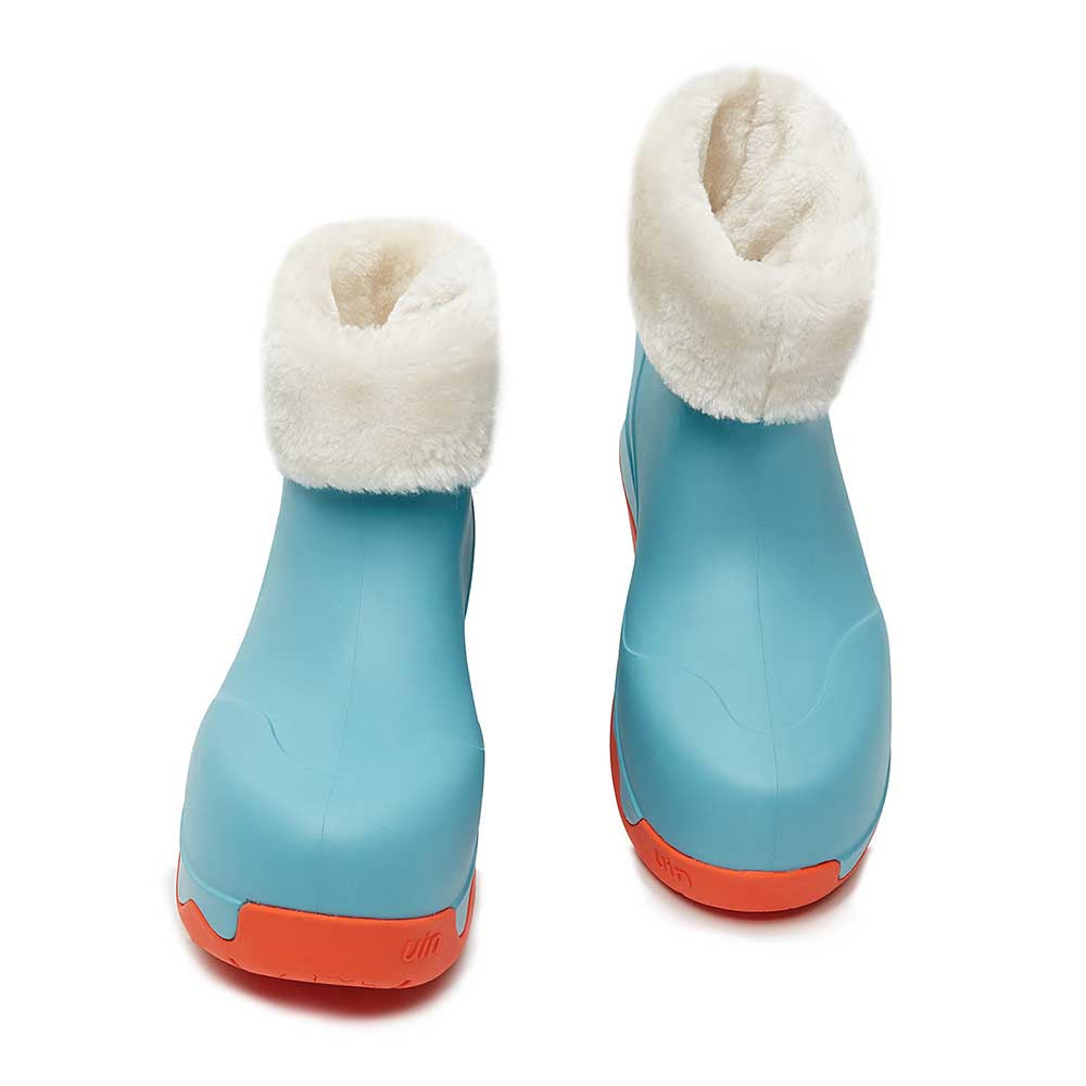 Saxe Blue Boots with Napped Linings Navarra Women