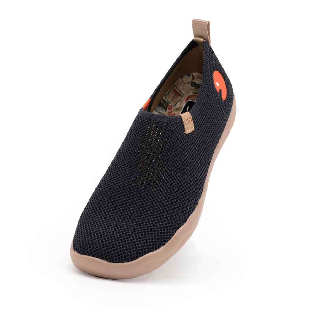 توليدو محبوك أسود داكن