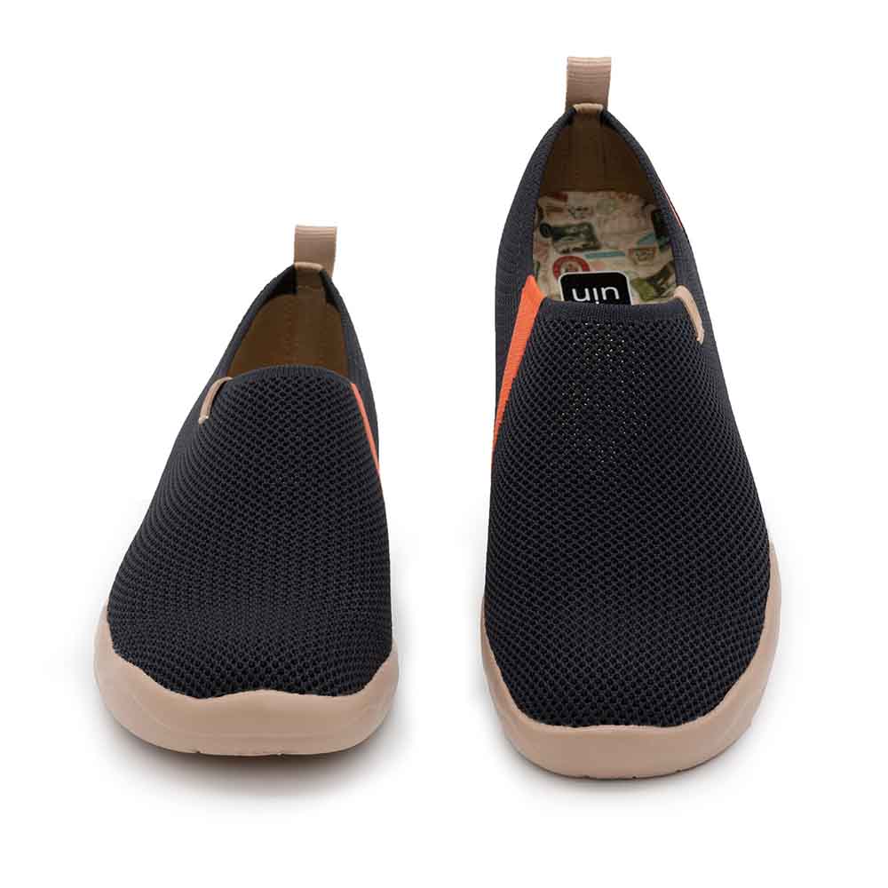 توليدو محبوك أسود داكن