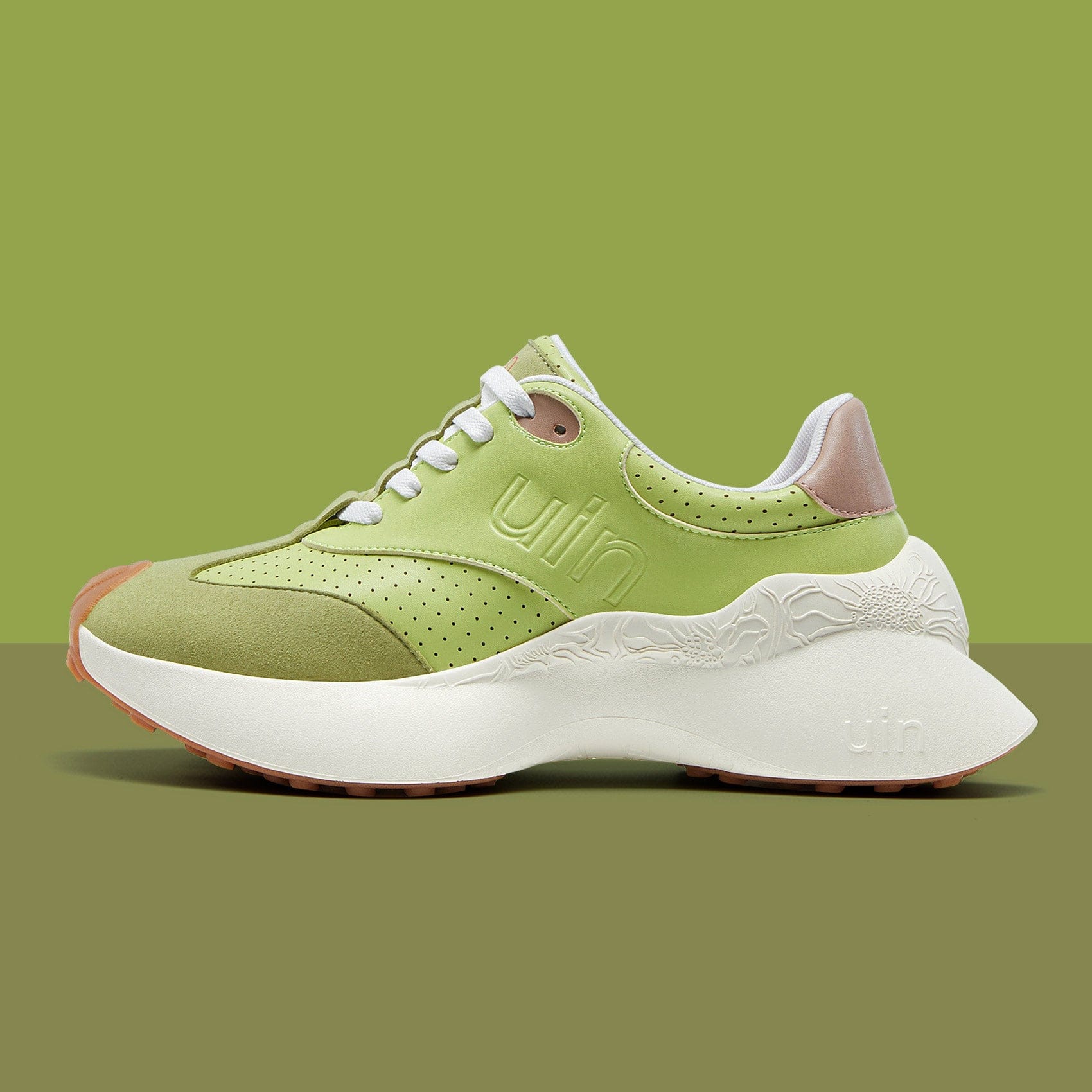 UIN Footwear Women Avocado Lleida I Women Canvas loafers