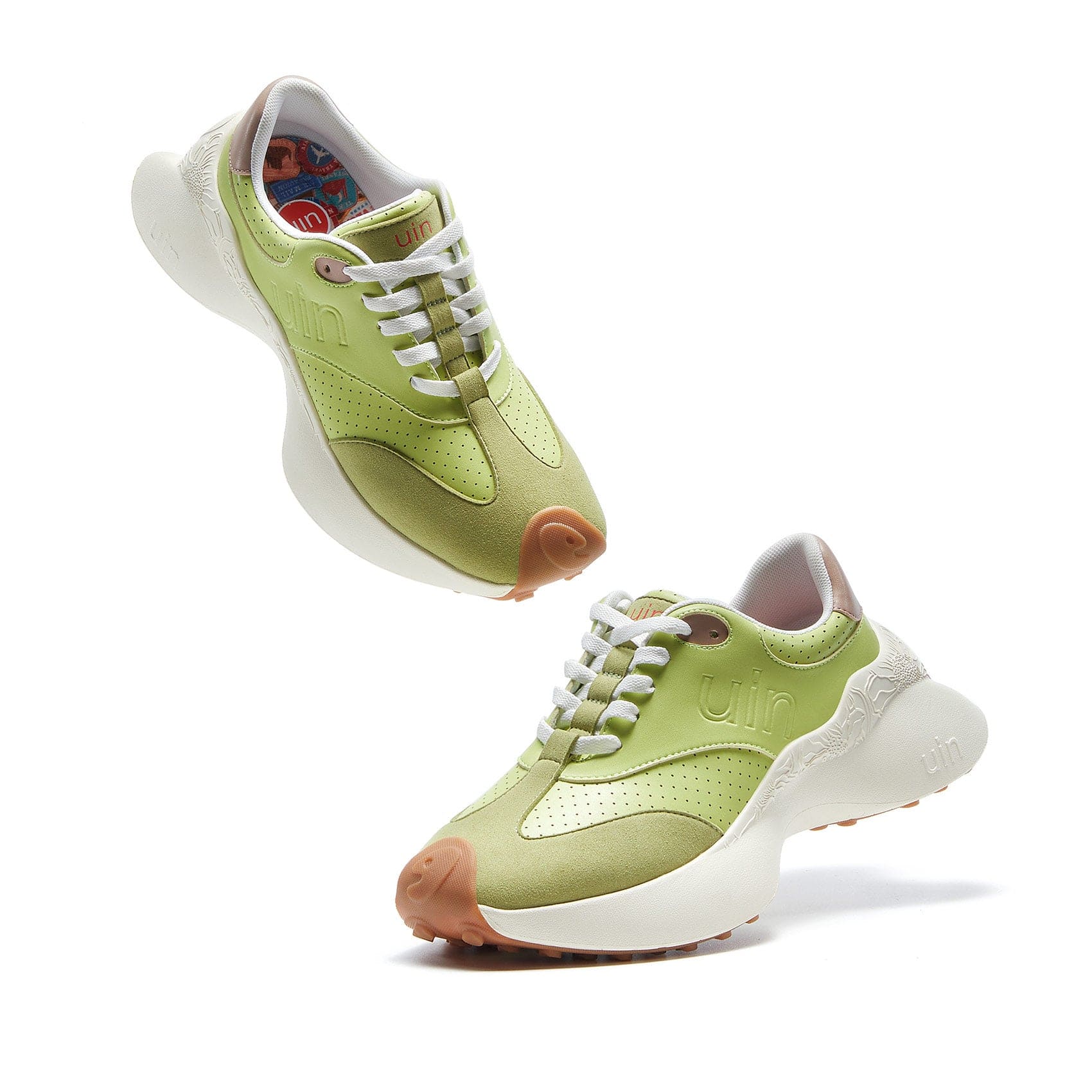 UIN Footwear Women Avocado Lleida I Women Canvas loafers