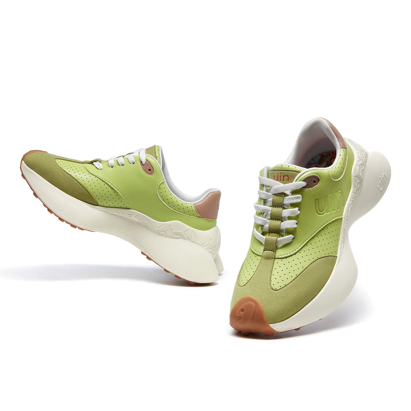 UIN Footwear Women Avocado Lleida I Women Canvas loafers