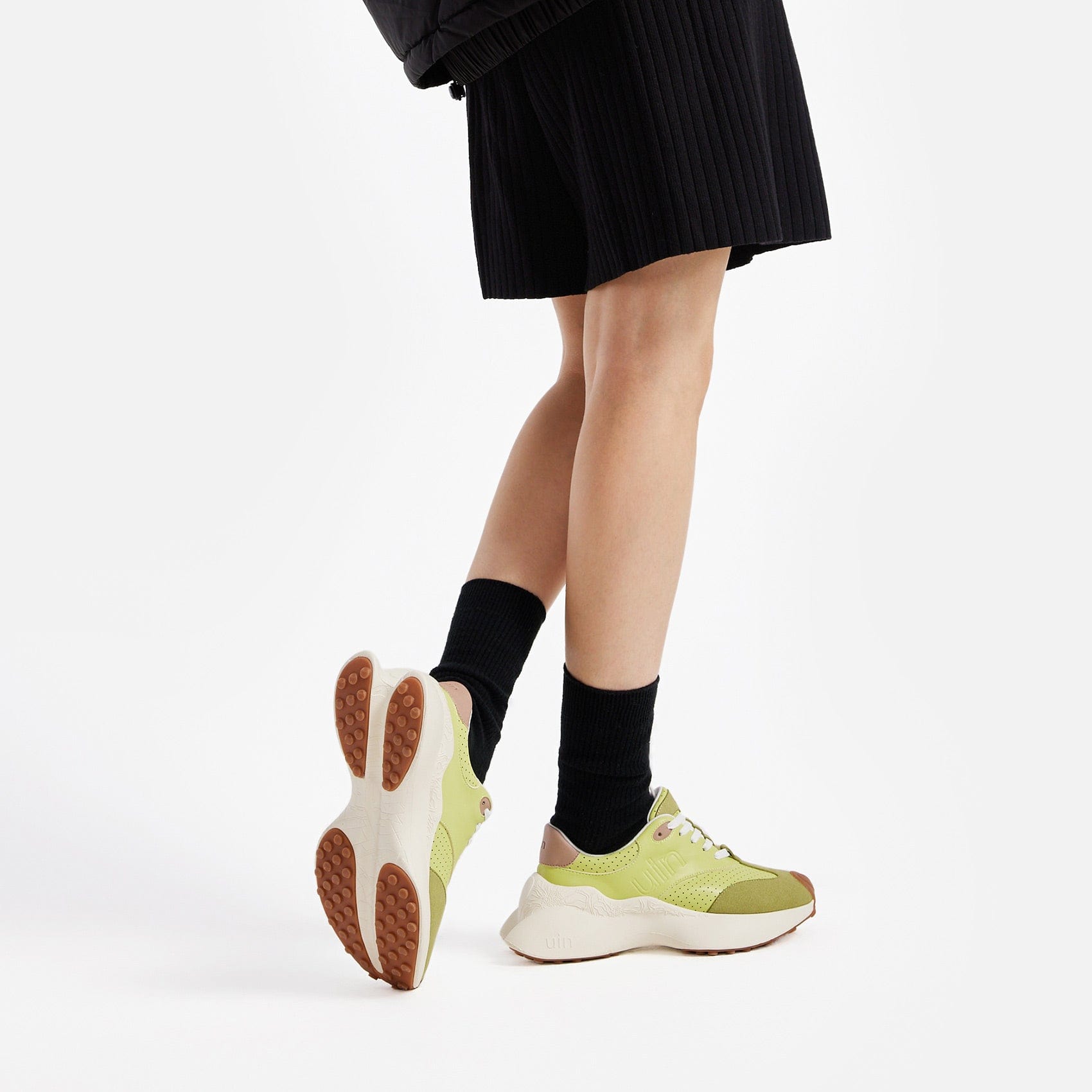 UIN Footwear Women Avocado Lleida I Women Canvas loafers