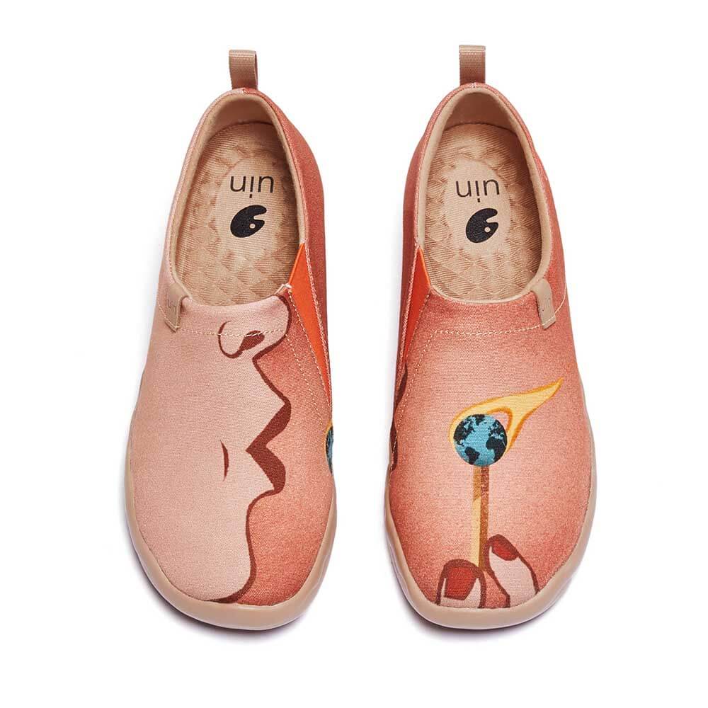 UIN Footwear Women Don't Blow It Out Canvas loafers