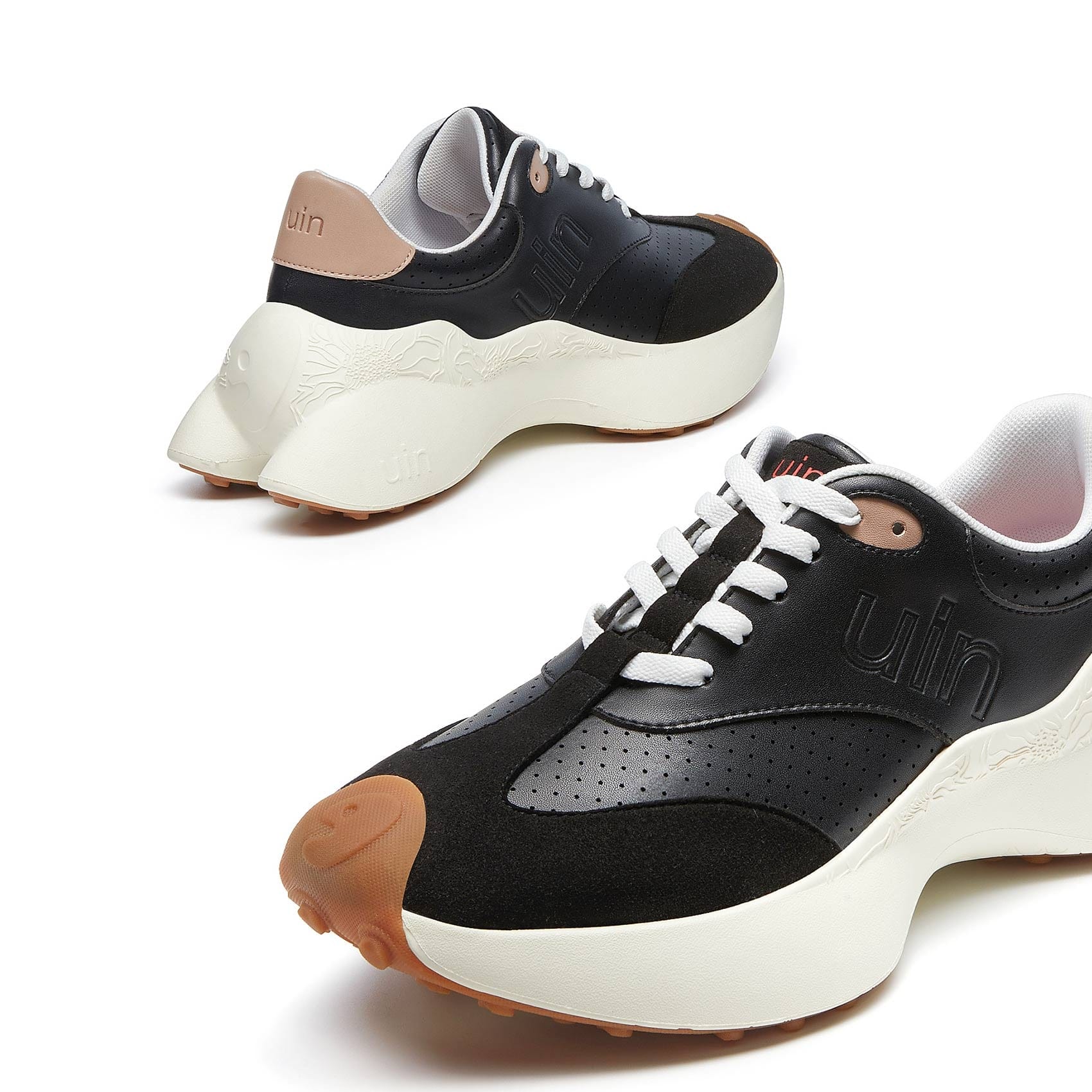 UIN Footwear Women Straight Black Lleida I Women Canvas loafers