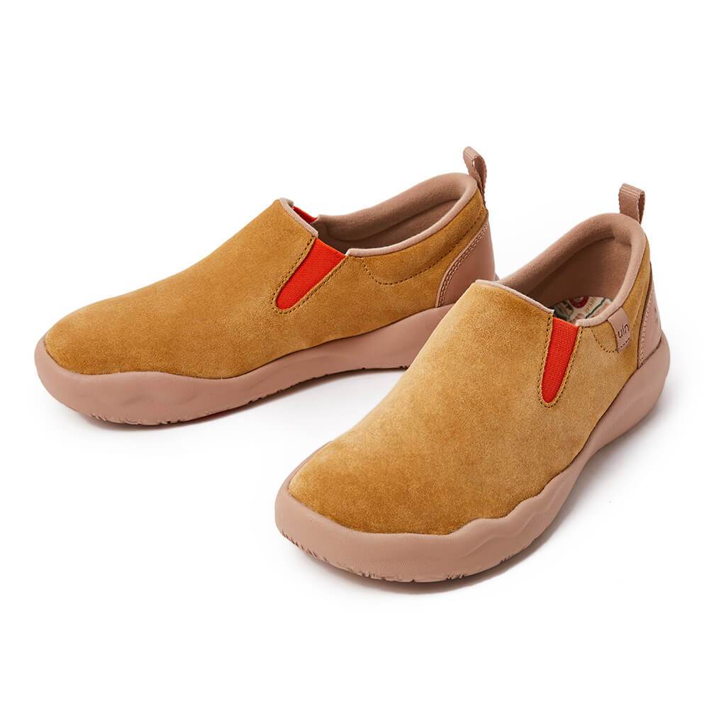 Cuenca Khaki Cow Suede Men