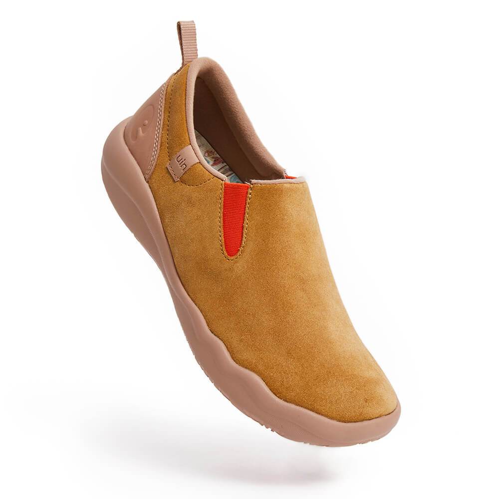Cuenca Khaki Cow Suede Men