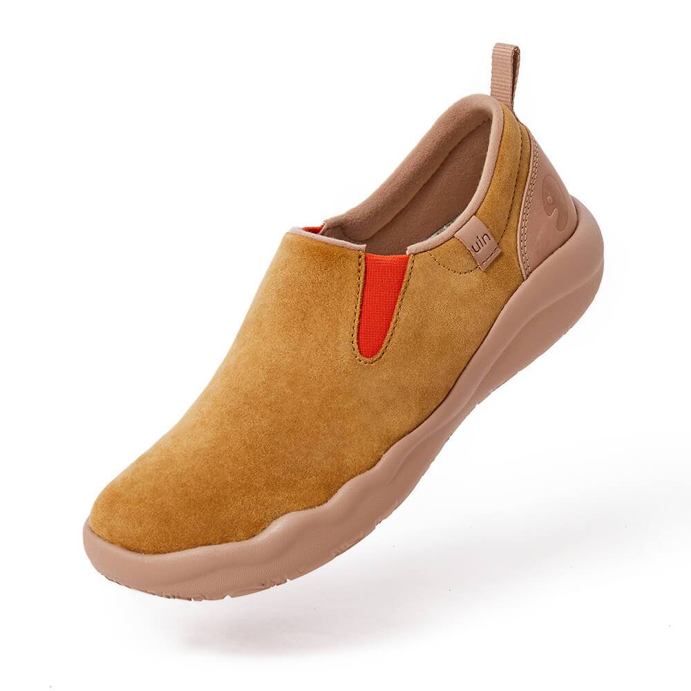 Cuenca Khaki Cow Suede Men