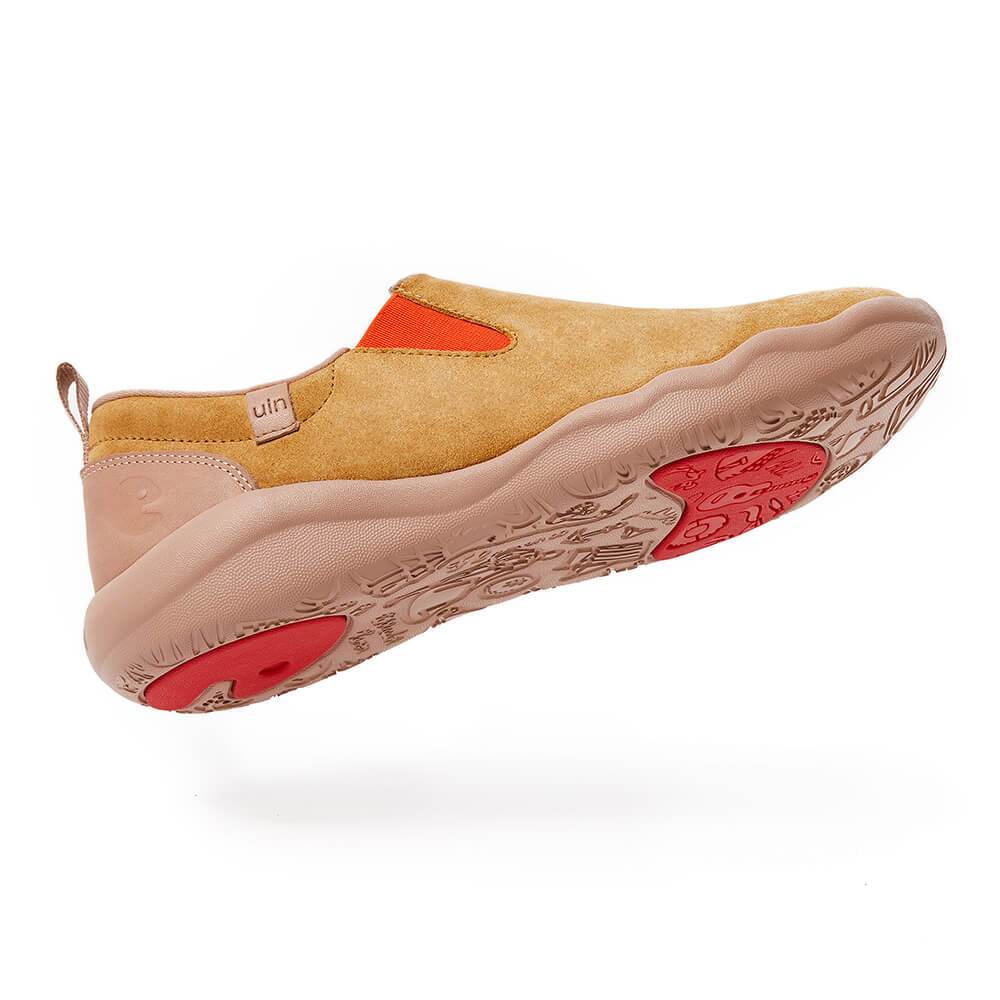 Cuenca Khaki Cow Suede Men