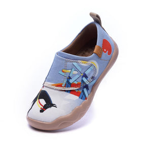 EL HIDALGO Kids Painted Canvas Shoes