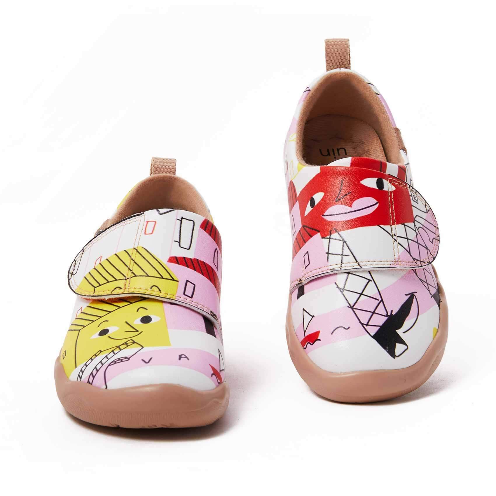 UIN Footwear Kid Building My Dream House Kid Canvas loafers