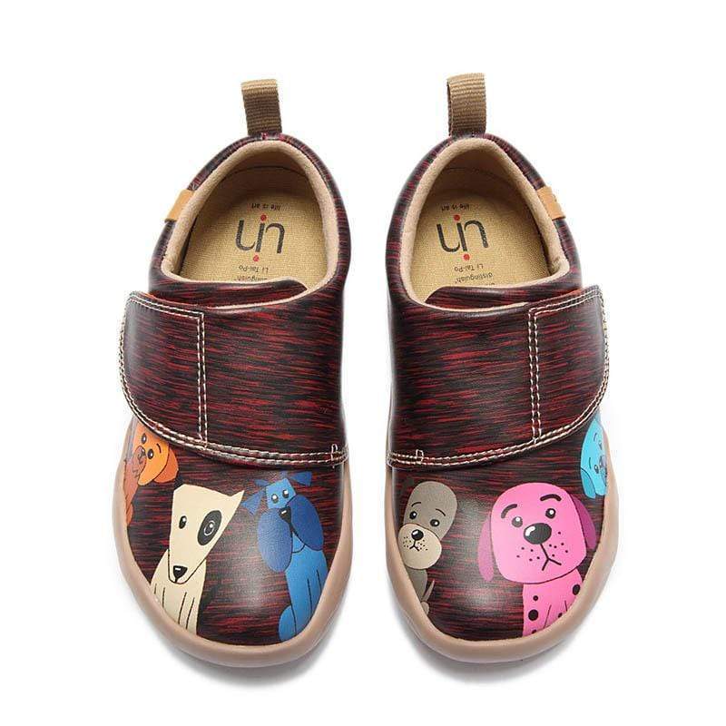 UIN Footwear Kid Doggy Canvas loafers