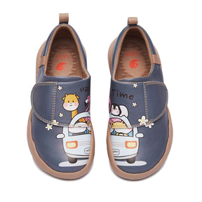 UIN Footwear Kid Happy Bus-Grey Toledo II Kid Canvas loafers