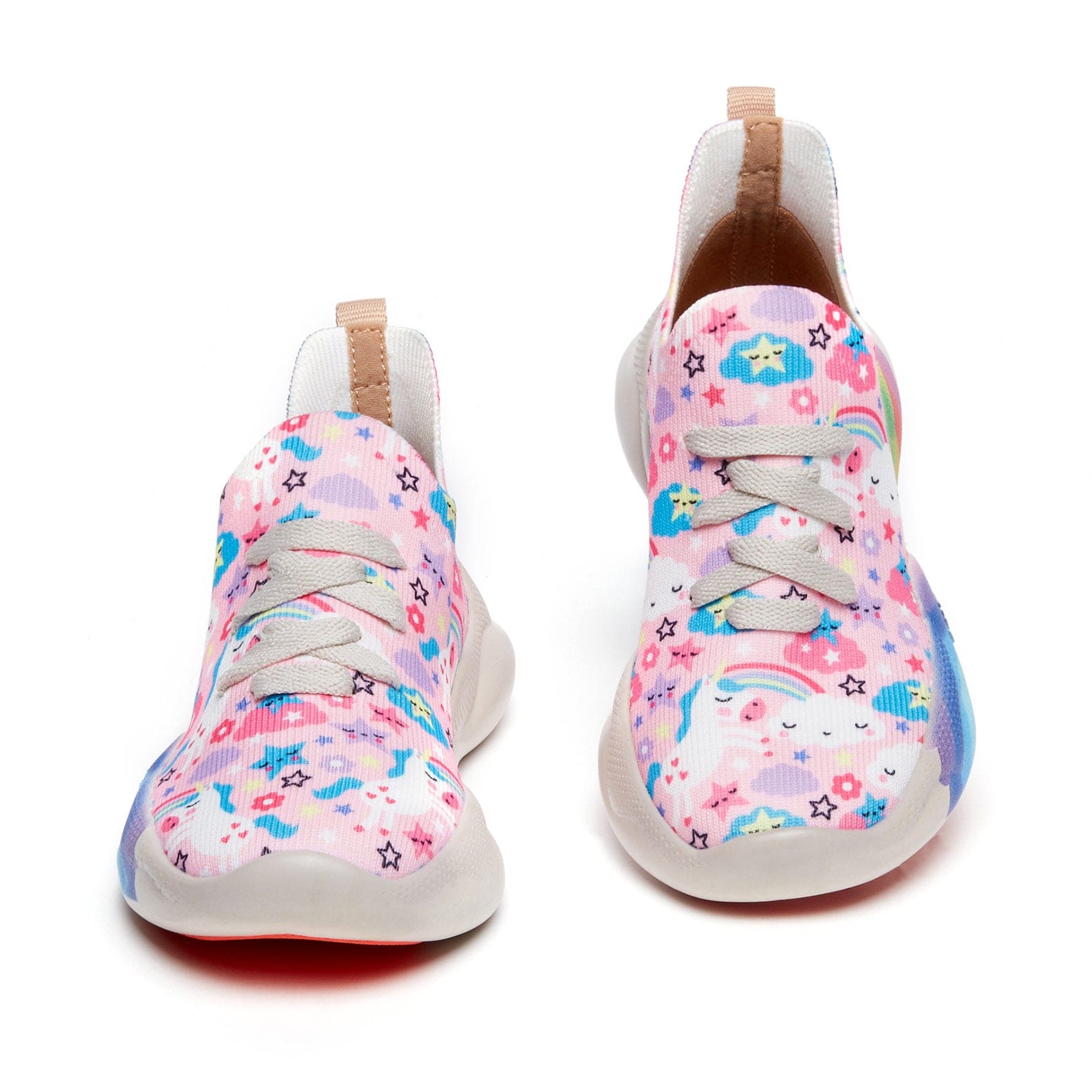 UIN Footwear Kid Rainbow Unicorn Mijas I Kid Canvas loafers
