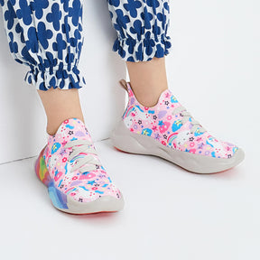 UIN Footwear Kid Rainbow Unicorn Mijas I Kid Canvas loafers