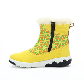 UIN Footwear Kid Rotterdam Boots Yellow Kids Canvas loafers
