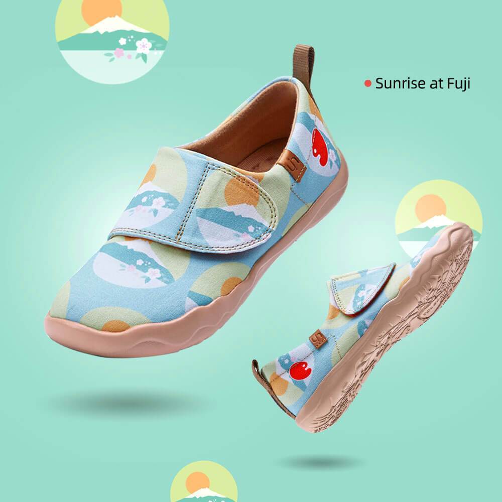 UIN Footwear Kid Sunrise at Fuji Canvas loafers
