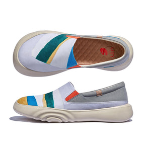 UIN Footwear Men Collage Colors Denia II Men Canvas loafers