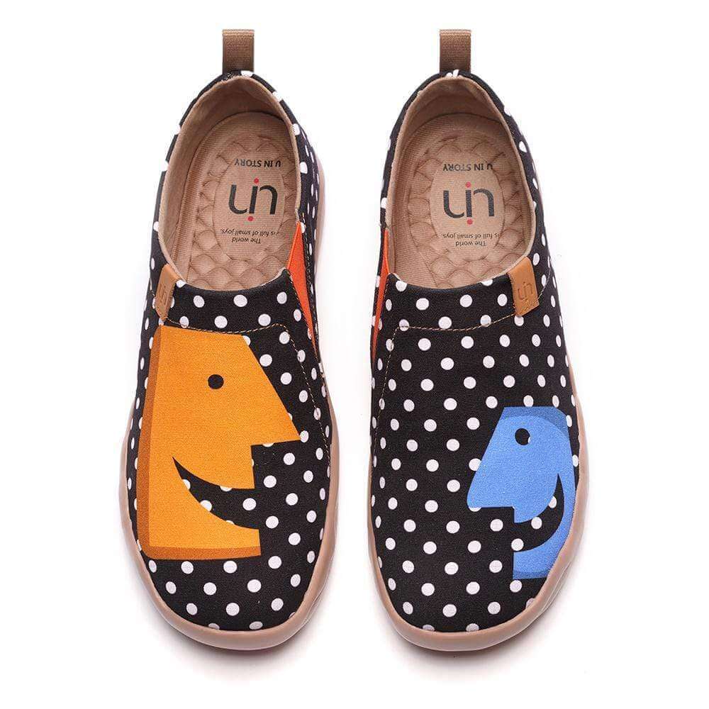 HOLA Male Trendy Dot Painted Flats Men UIN 