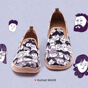 UIN Footwear Men Human World Canvas loafers
