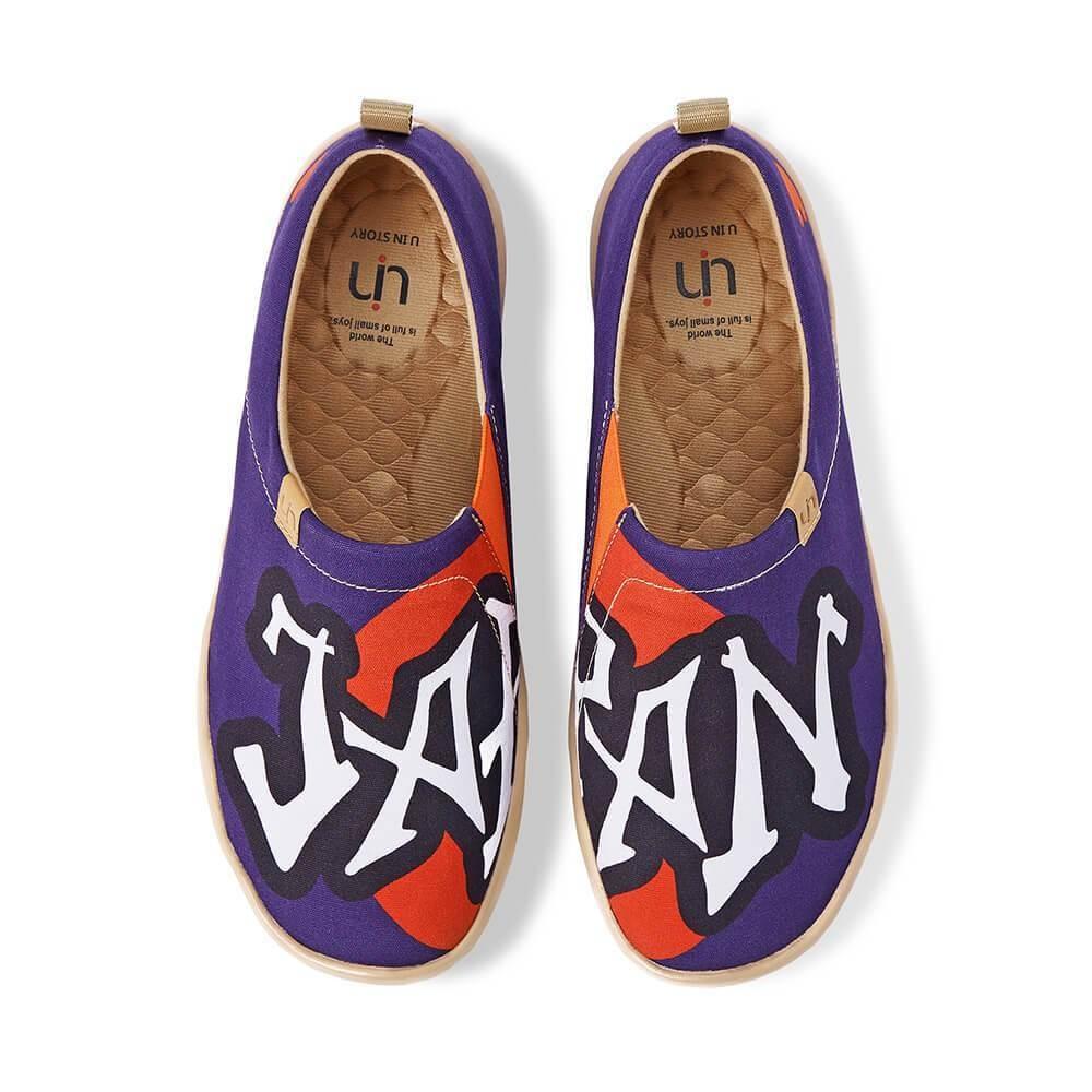 UIN Footwear Men Japan Street Canvas loafers