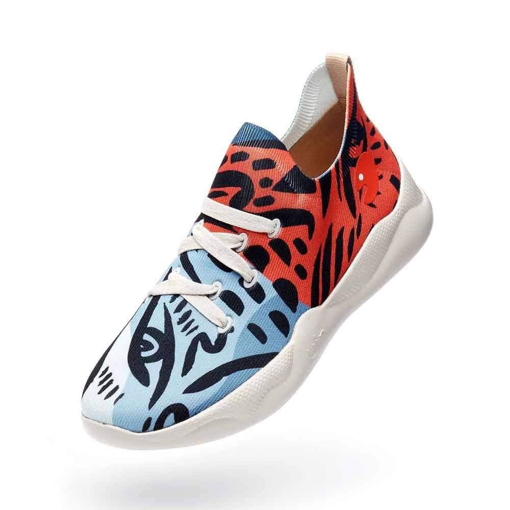 UIN Footwear Men Leopard's Eyes Men Canvas loafers