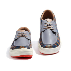 UIN Footwear Men Retro Geometry Andalusia VIII Men Canvas loafers