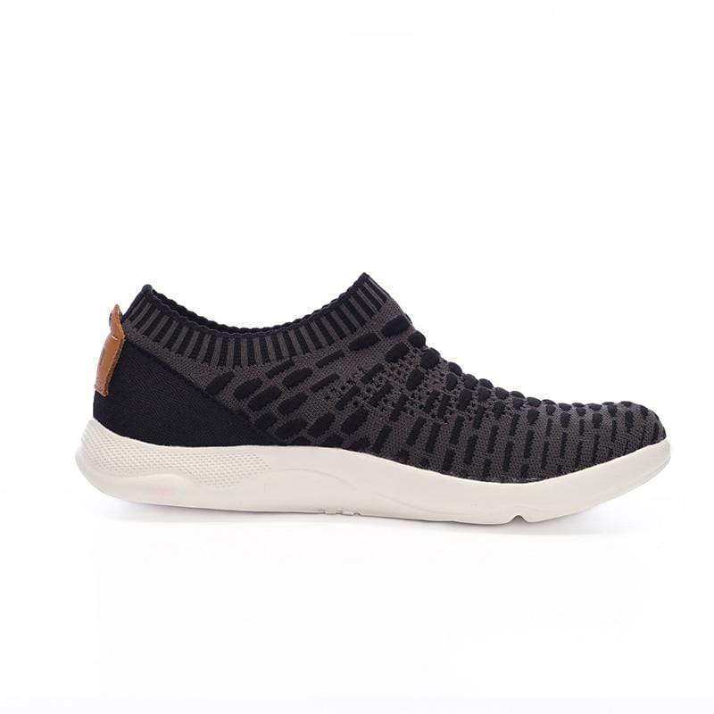 UIN Footwear Men Sicily Black Canvas loafers