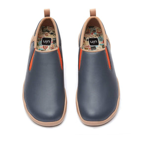 UIN Footwear Men Slate Gray Cuenca Men Canvas loafers