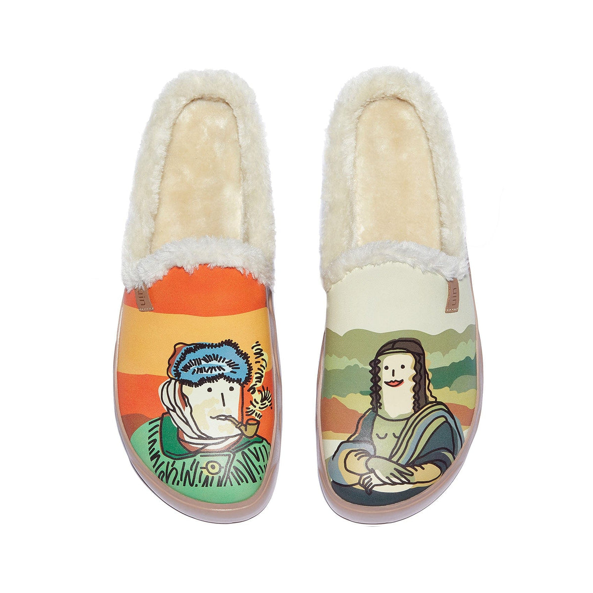 UIN Footwear Men Van Gogh and Mona Lisa 2 Fuerteventura VII Men Canvas loafers