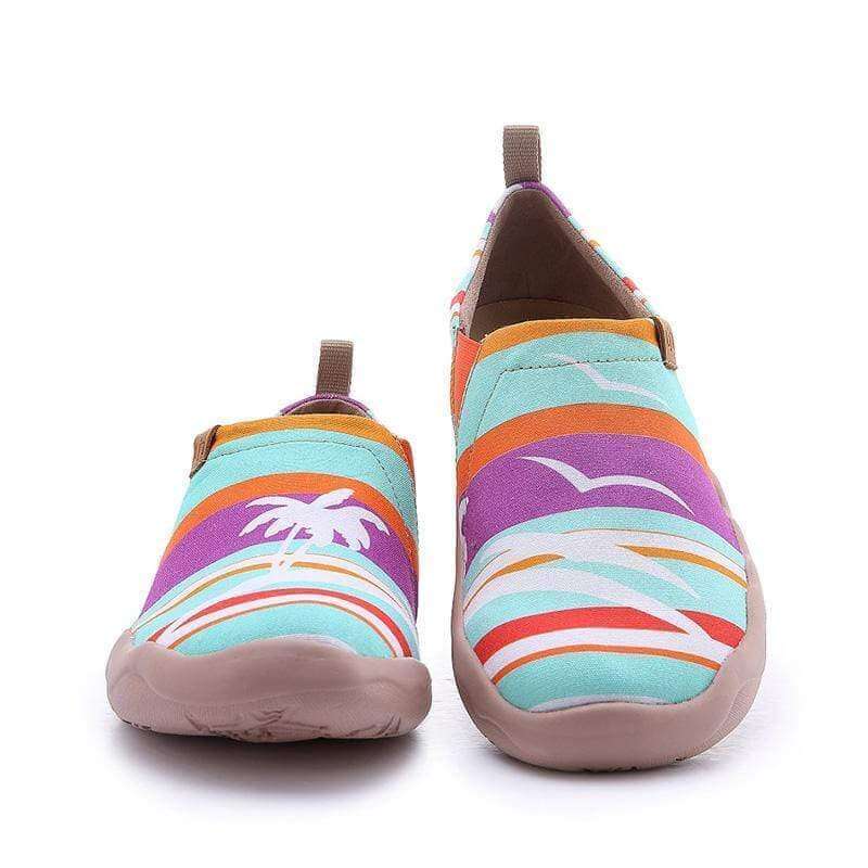 Camo Colorful Painted Canvas Women Shoes Women UIN 