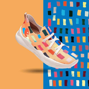 UIN Footwear Women Color Block Women Canvas loafers