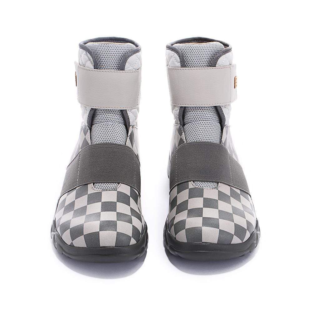UIN Footwear Women Halifax Grey Canvas loafers
