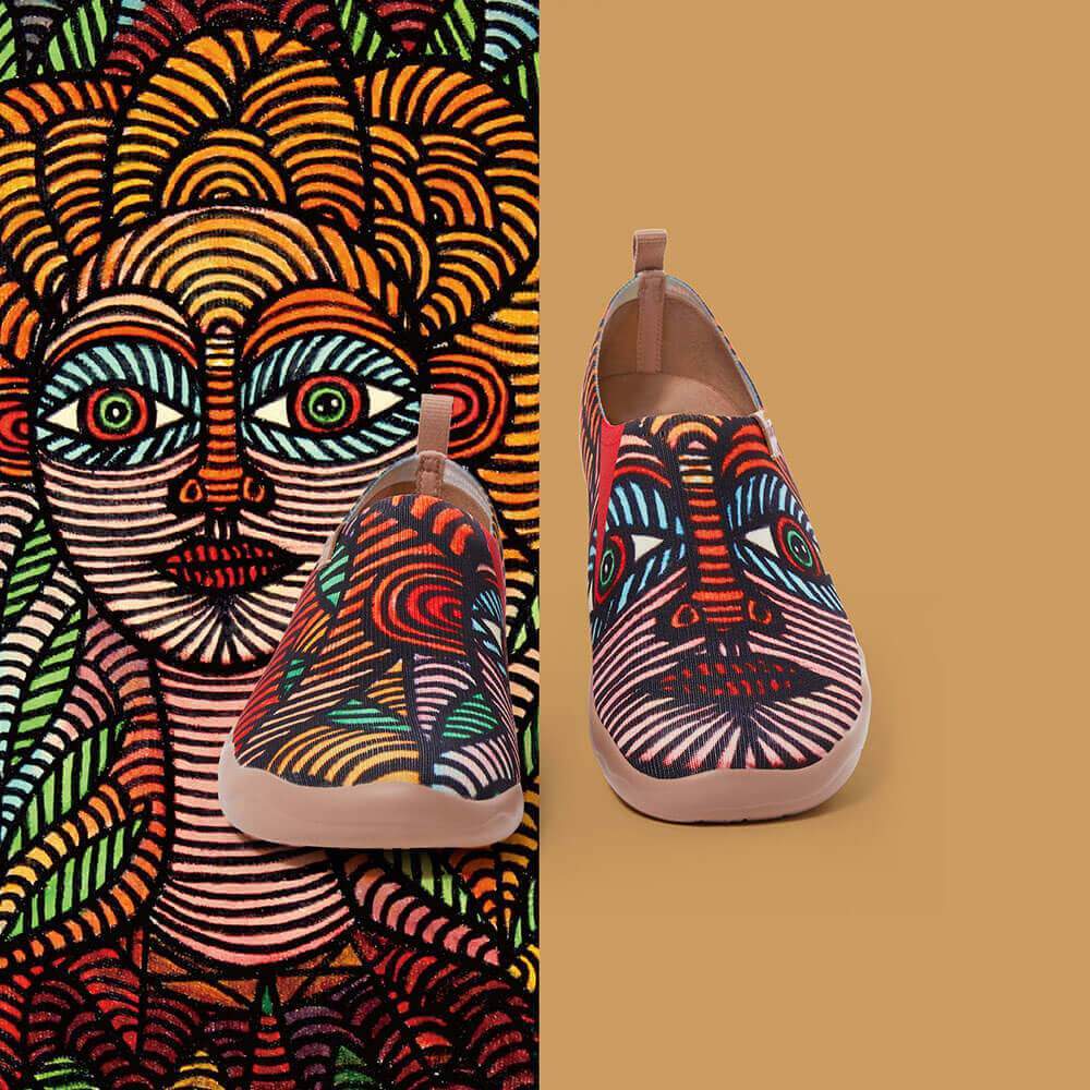 UIN Footwear Women Indian Girl Canvas loafers