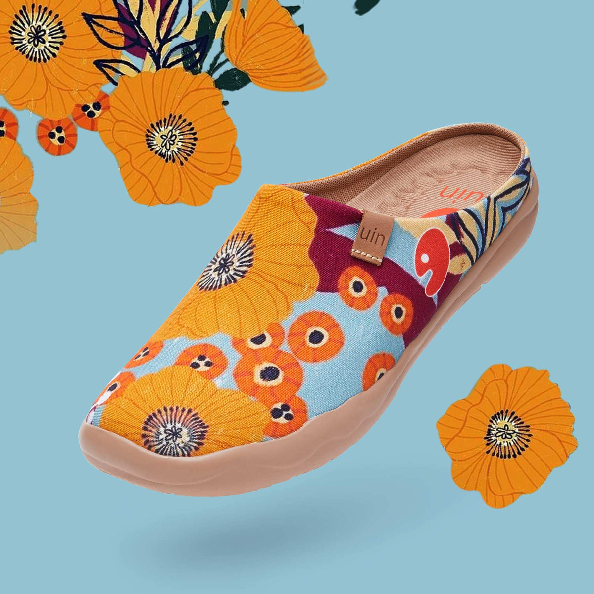 UIN Footwear Women Marigolds Malaga Slipper Canvas loafers