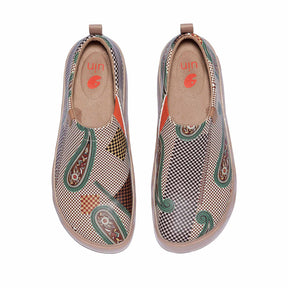 UIN Footwear Women Paisley Check II Toledo IX Women Canvas loafers