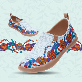 UIN Footwear Women Pomegranate Blossom Toledo I Women Canvas loafers
