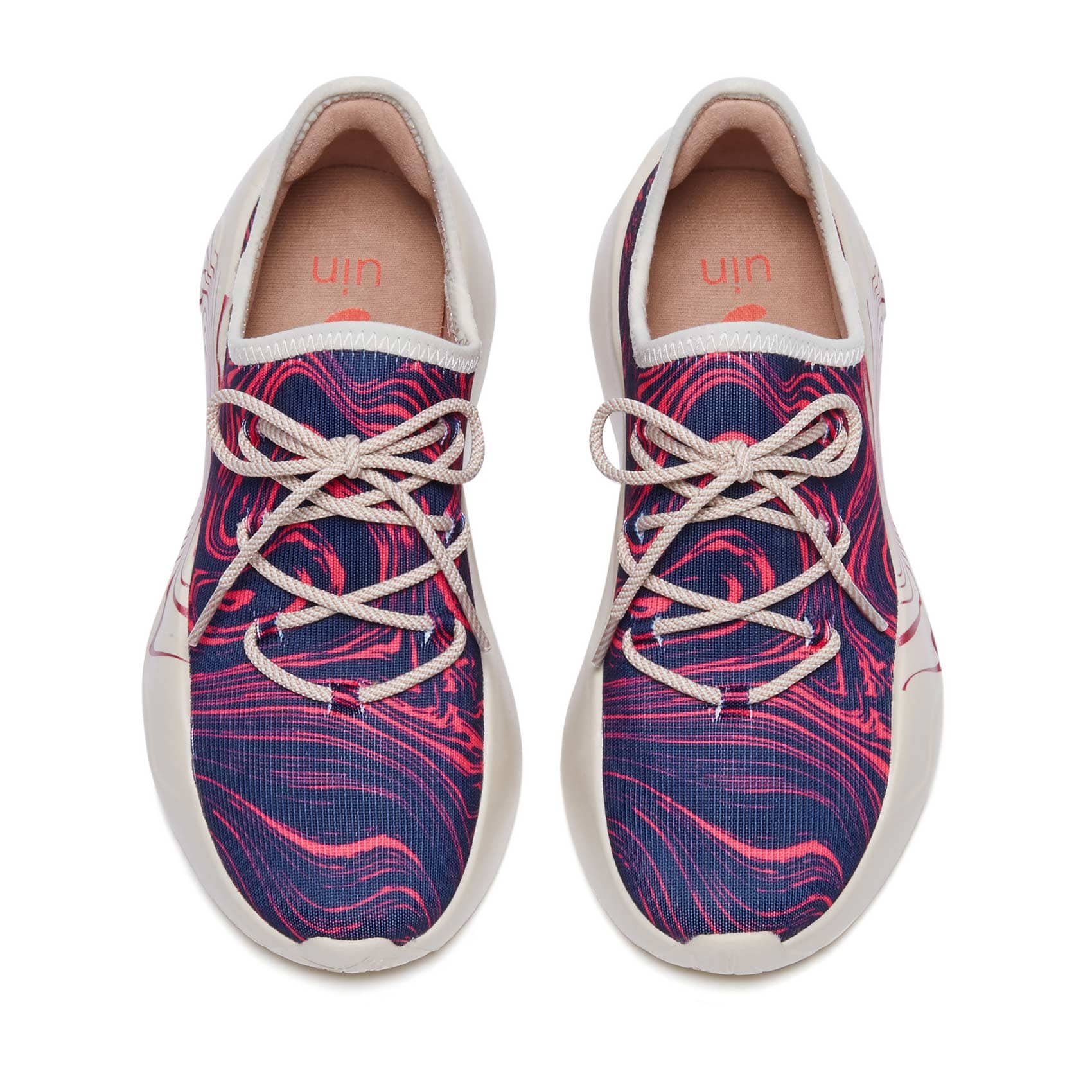 UIN Footwear Women Purple Illusion San Sebastian II Women Canvas loafers