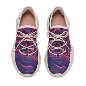 UIN Footwear Women Purple Illusion San Sebastian II Women Canvas loafers