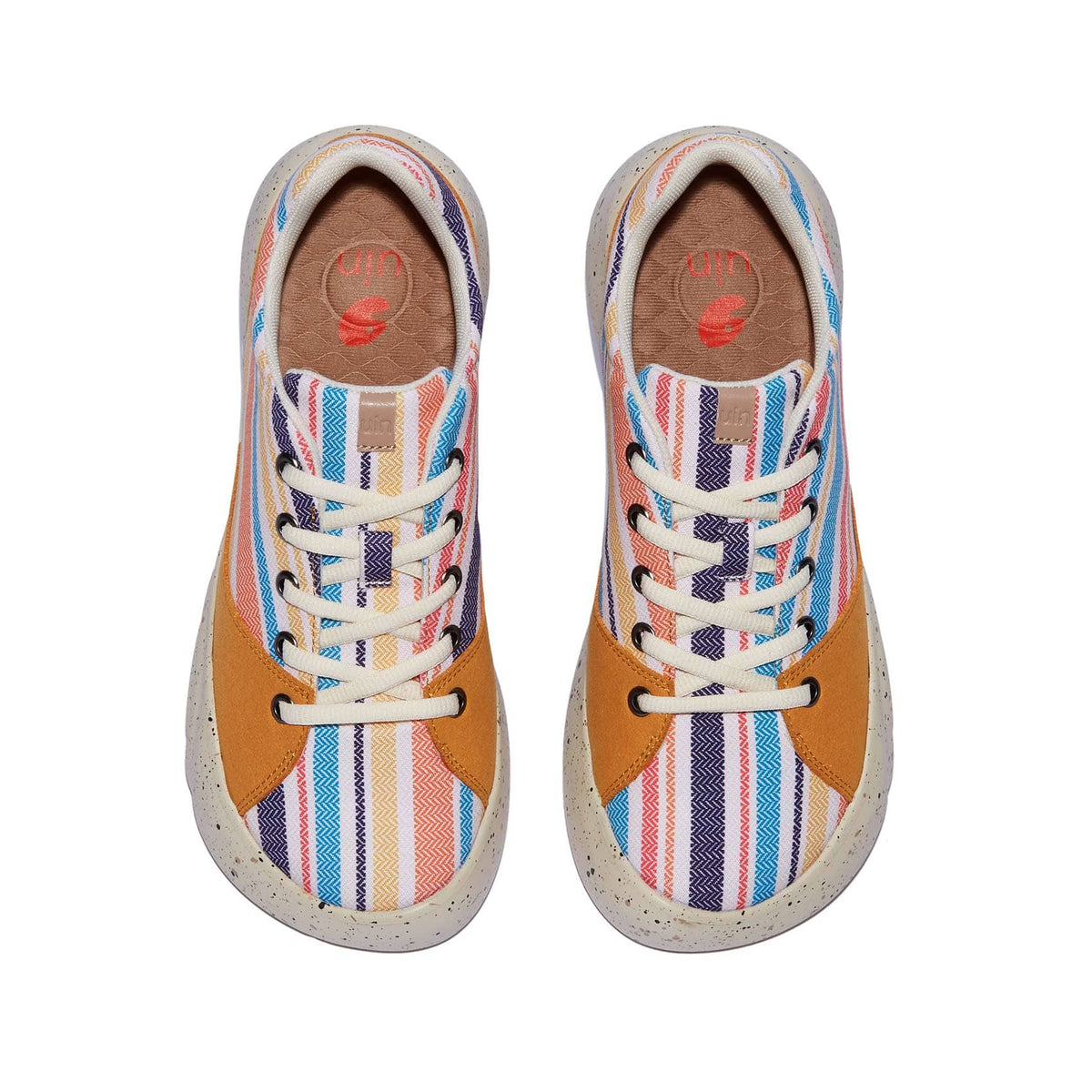 UIN Footwear Women Rainbow Reflection Denia I Women Canvas loafers