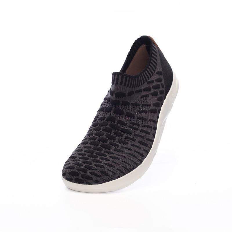 UIN Footwear Women Sicily Black Canvas loafers