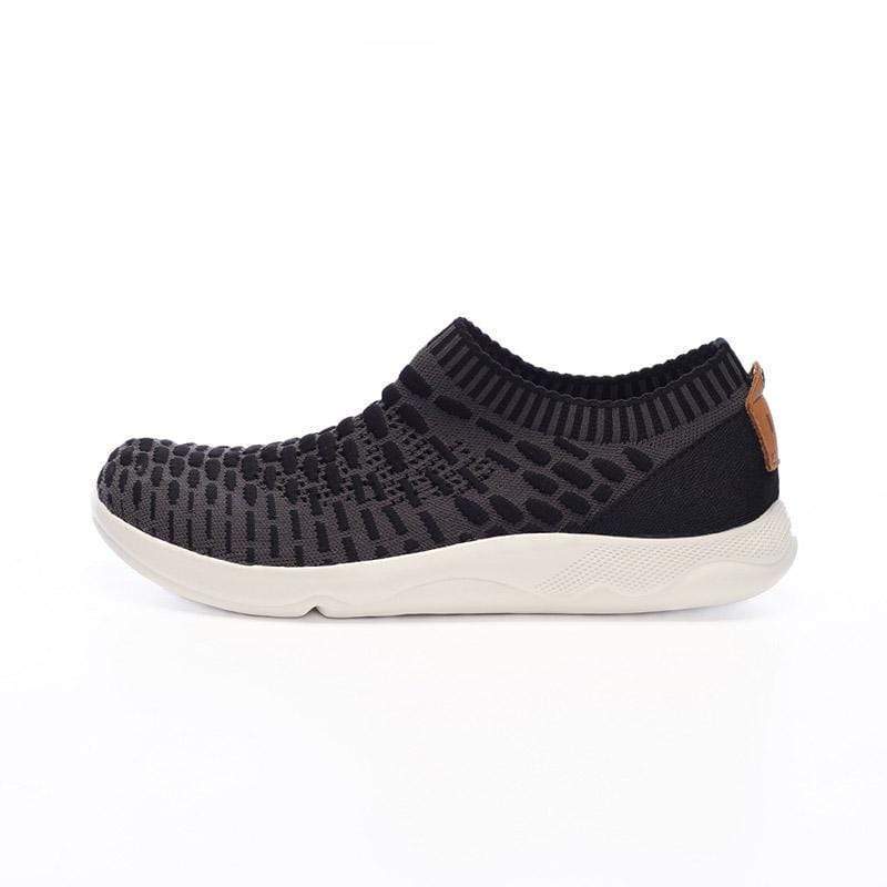 UIN Footwear Women Sicily Black Canvas loafers