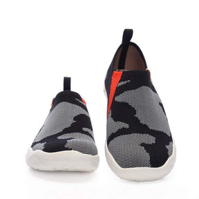 UIN Footwear Women Zebra Canvas loafers